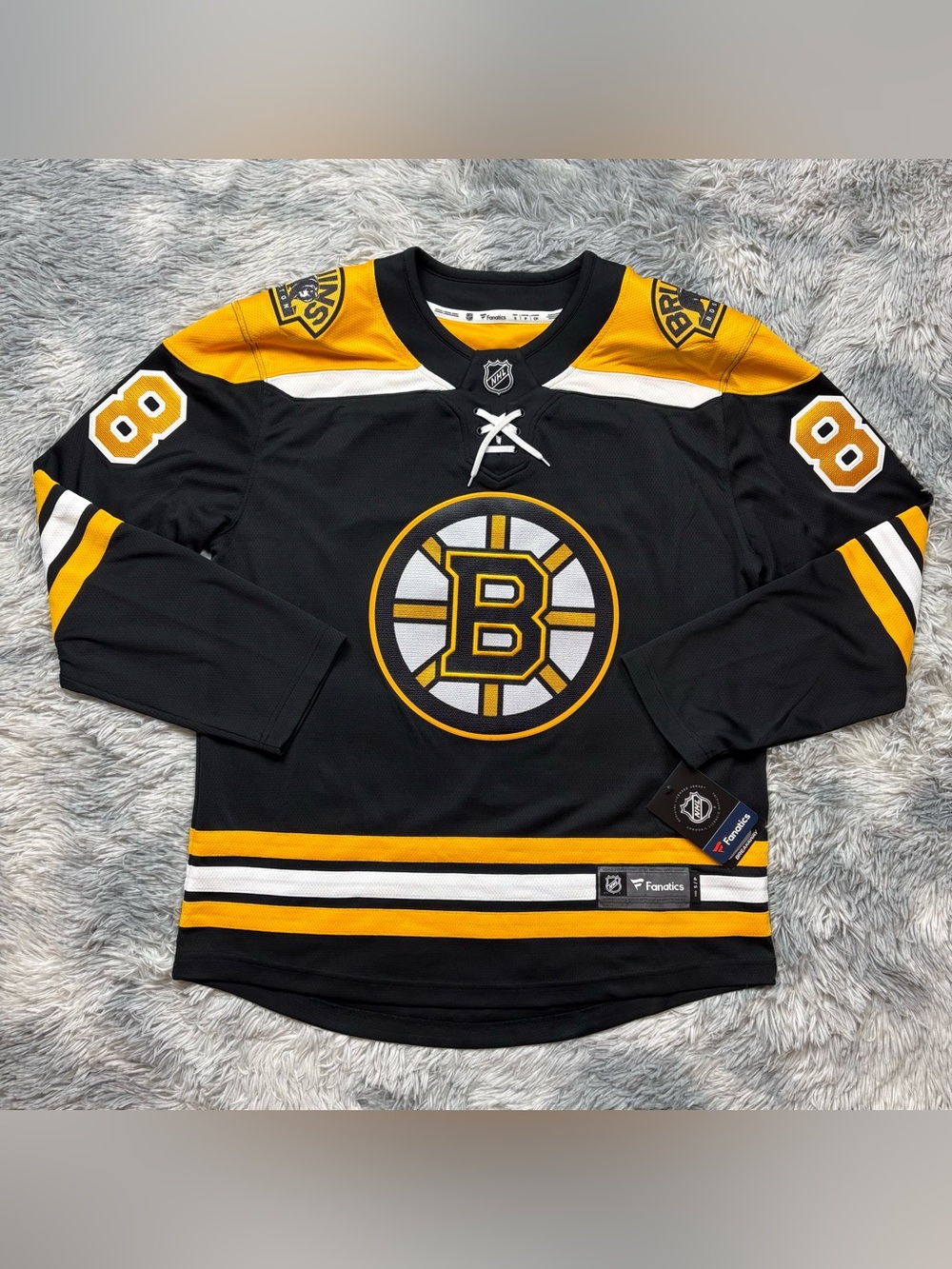 Fanatics Boston Bruins David Pastrnak Authentic Breakaway Jersey